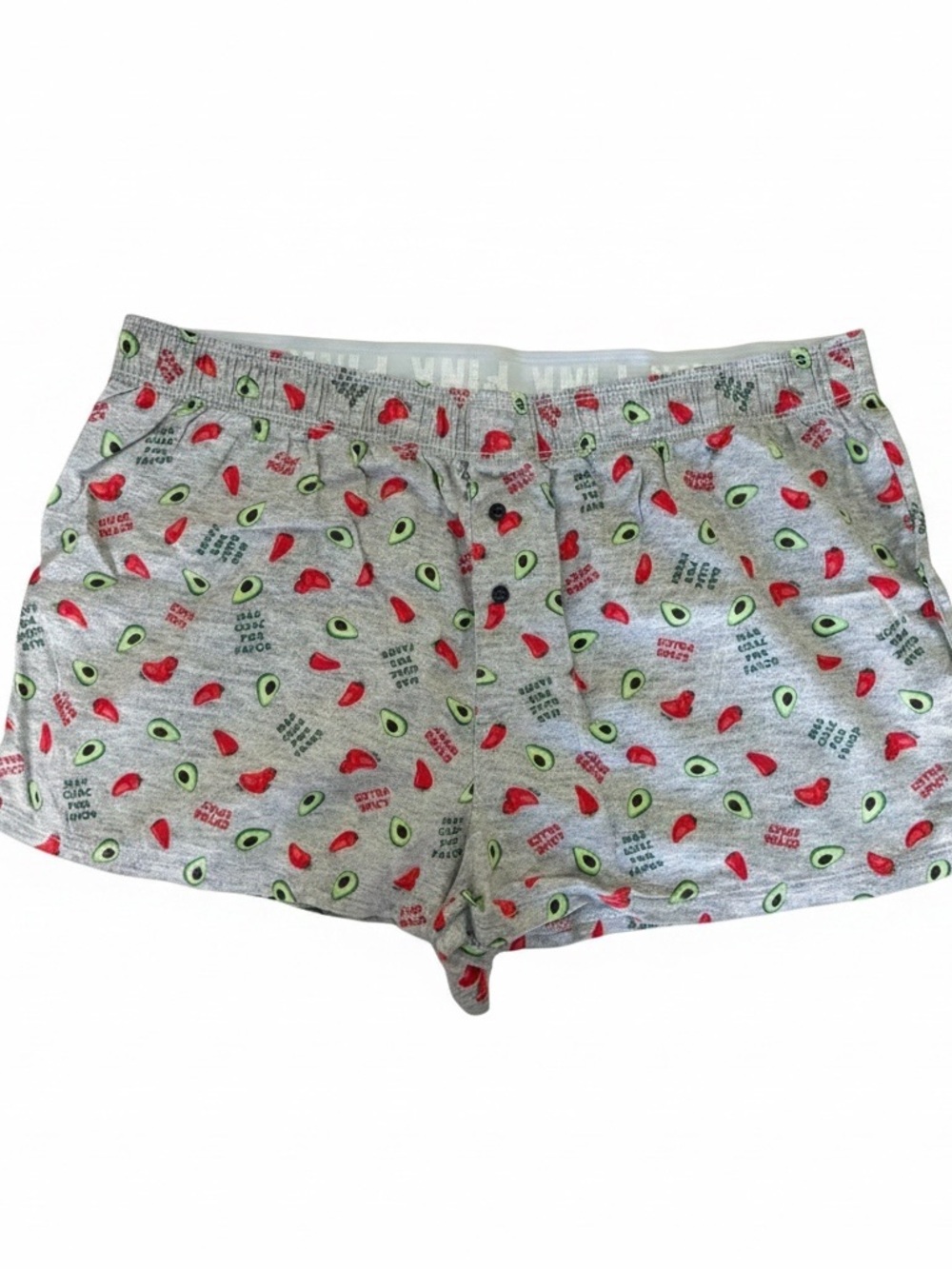 Victoria's Secret Gray Avocado Pattern Sleep Shorts
